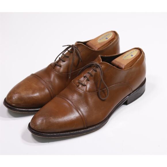 To Boot New York British Tan Brown Captoe Oxford Leather Dress Shoes US 10 main image 9